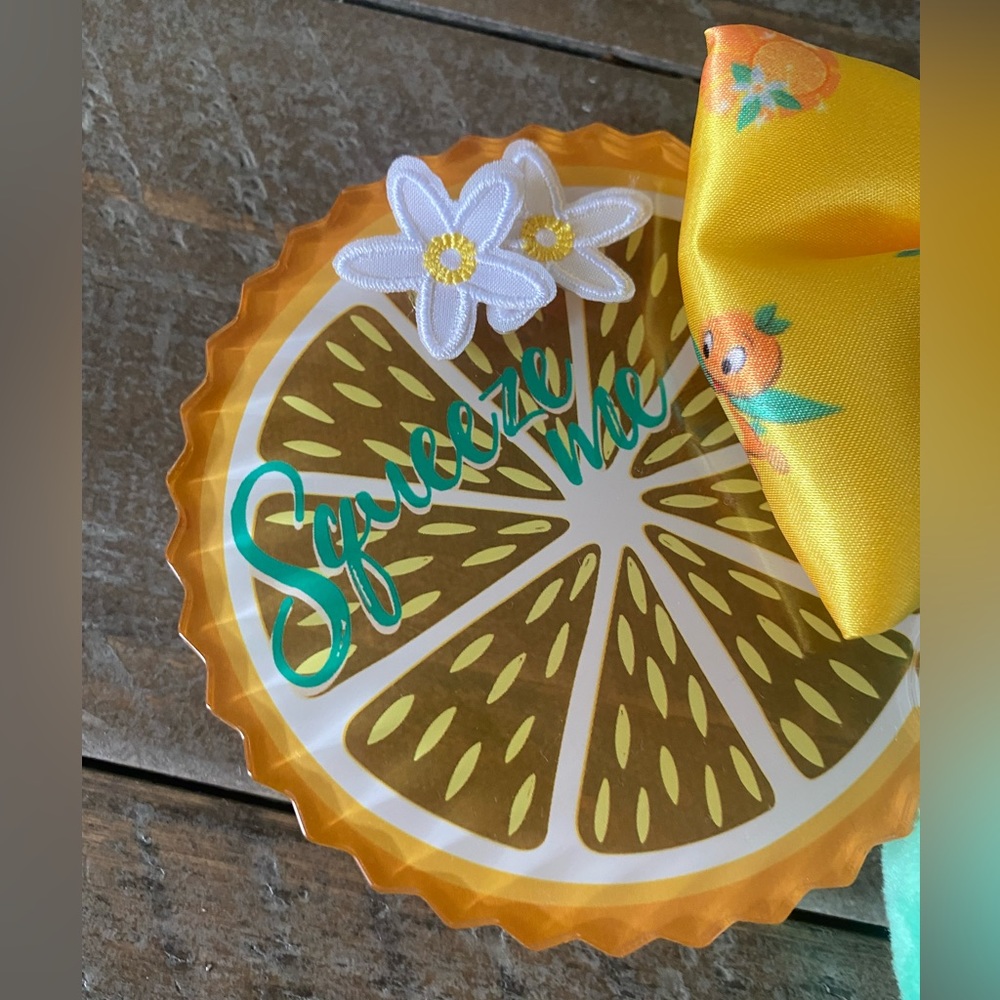 Minnie Mouse Ears NWT 🍊 Orange Bird - Picture 2 of 4